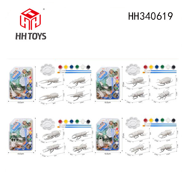 DIY彩绘3寸甲虫