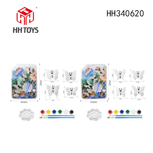 DIY彩绘3寸蝴蝶