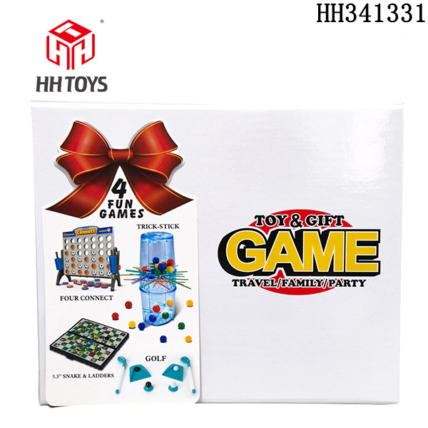 4-in-1 Desktop games set