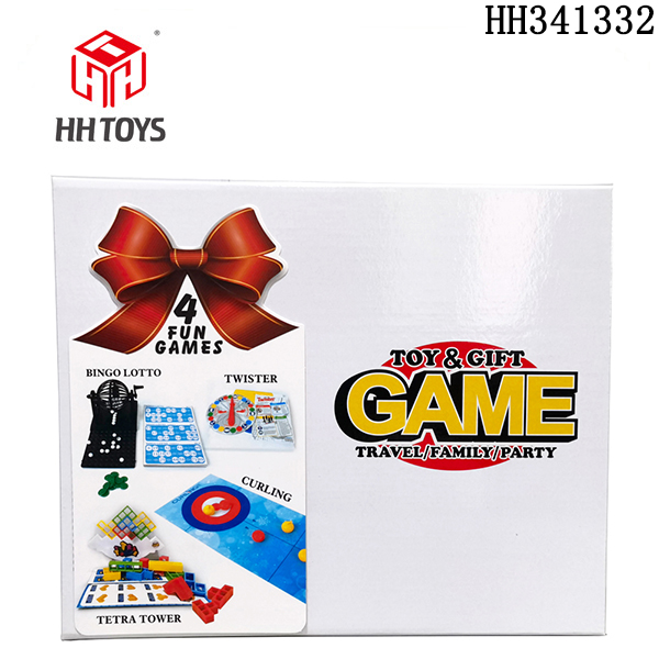 4-in-1 Desktop games set