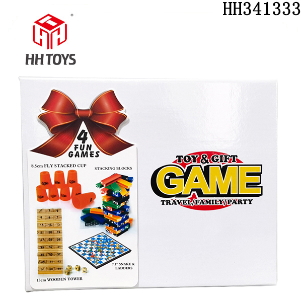 4-in-1 Desktop games set