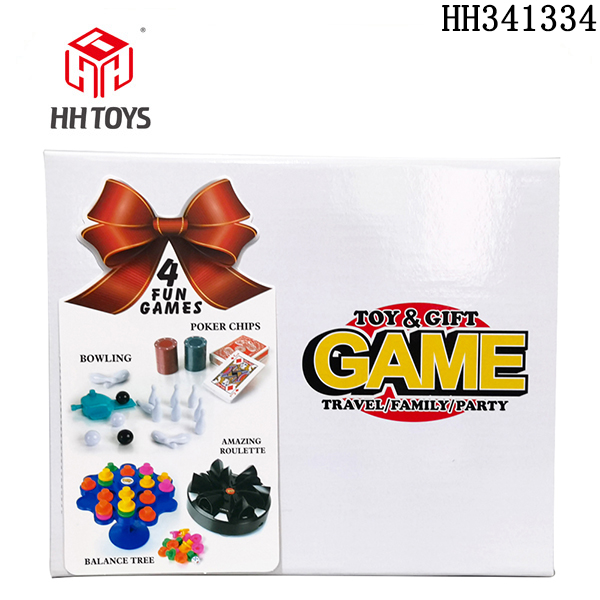 4-in-1 Desktop games set