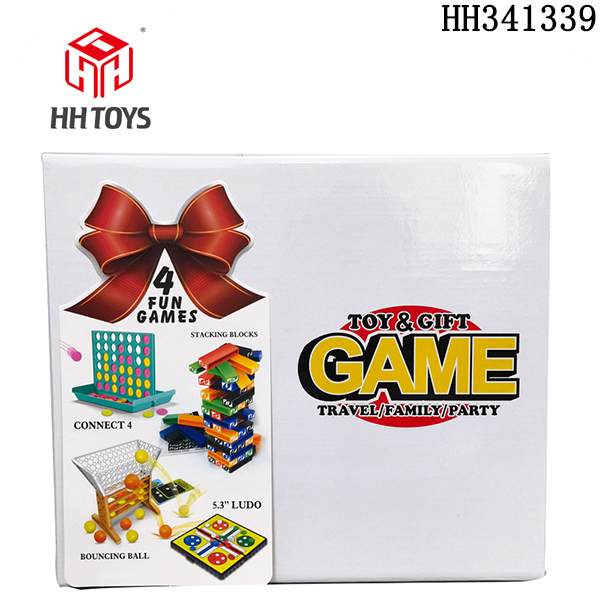 4-in-1 Desktop games set