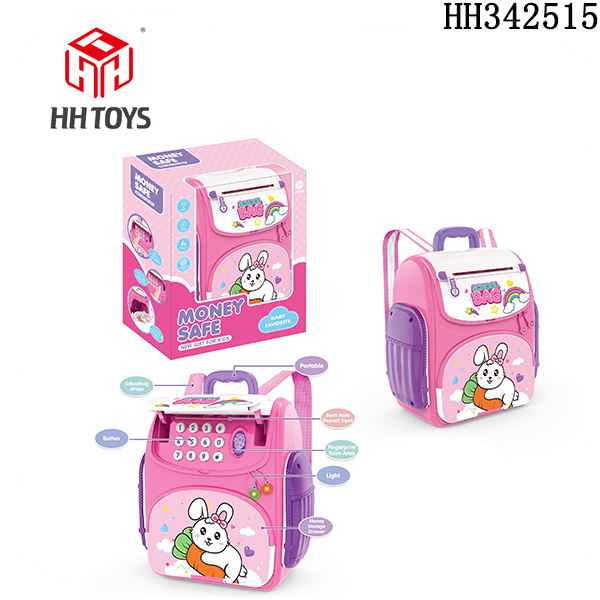 White Rabbit schoolbag piggy bank