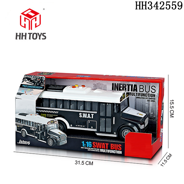 1:16 inertia police car