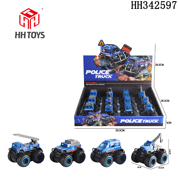 inertia alloy police car