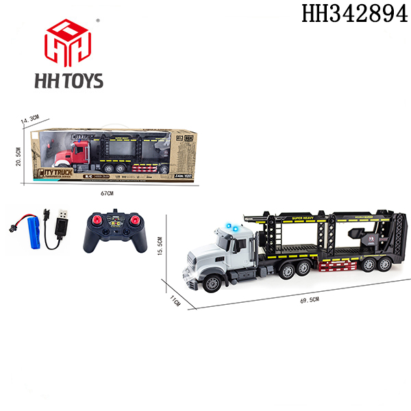 1:18 6-channel 2.4GHZ R/C truck
