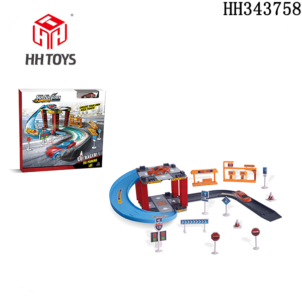 parking lot Rail car