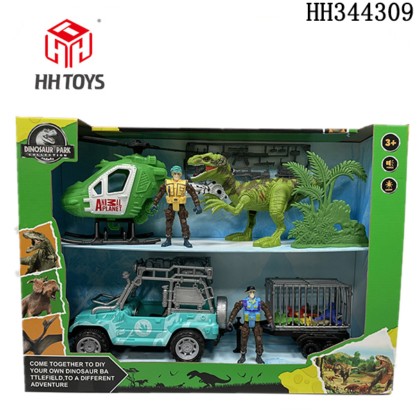 Dinosaur scene suit