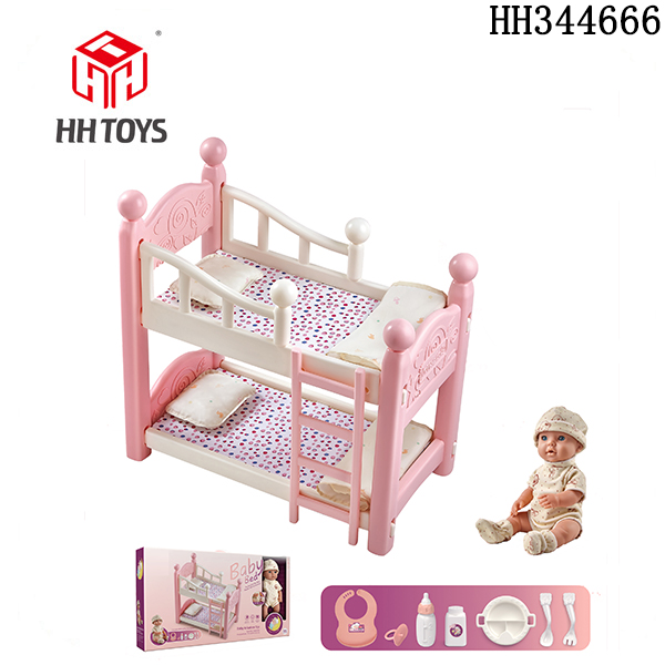 双层婴儿床(带16寸娃娃)