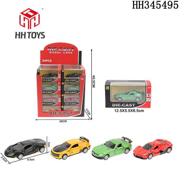 1:60 alloy car