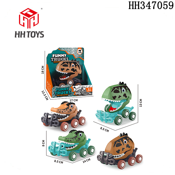 Inertial Dinosaur car