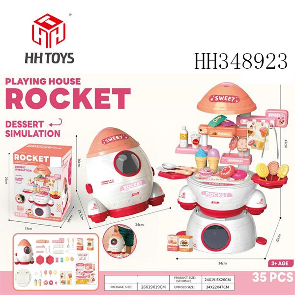 Rocket dessert set