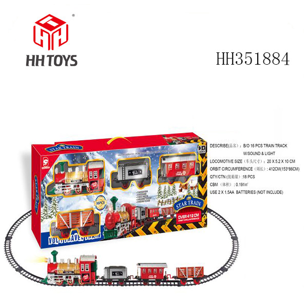 Electric lighting music track train