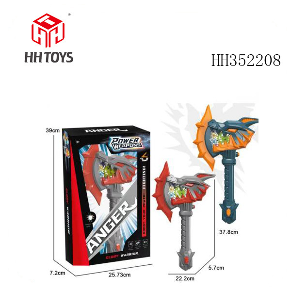 Double-ridged dragon gear axe
