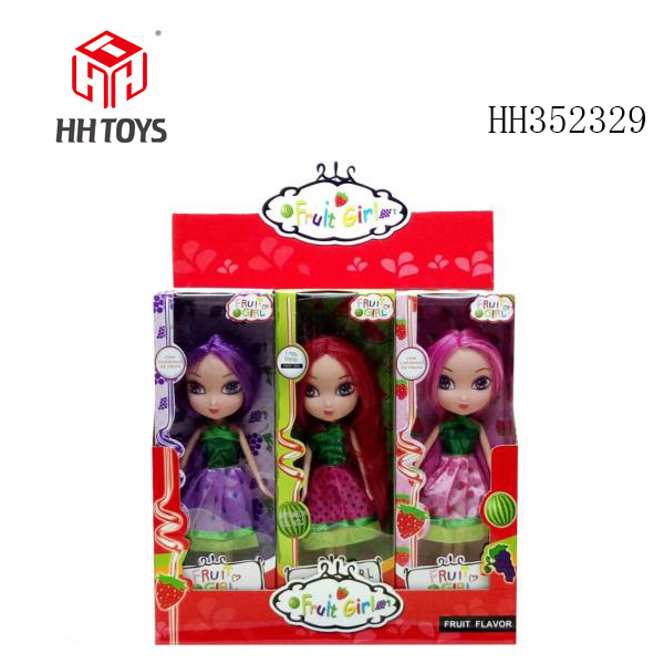 9-inch fruit girl with real body and fragrance (9PCS)