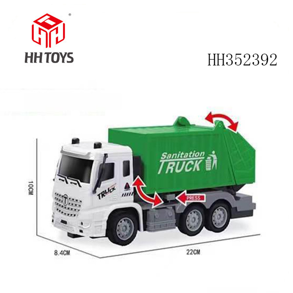 Inertial simulation sanitation transport vehicle