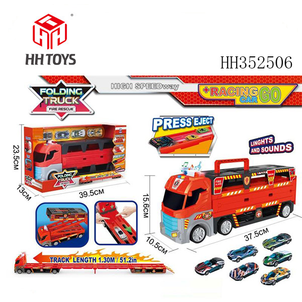 Ejection deformation fire rail car

Equipped with 4 ABS vehicles for traffic congestion