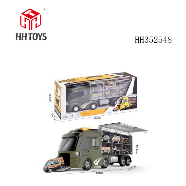 Military container vehicle