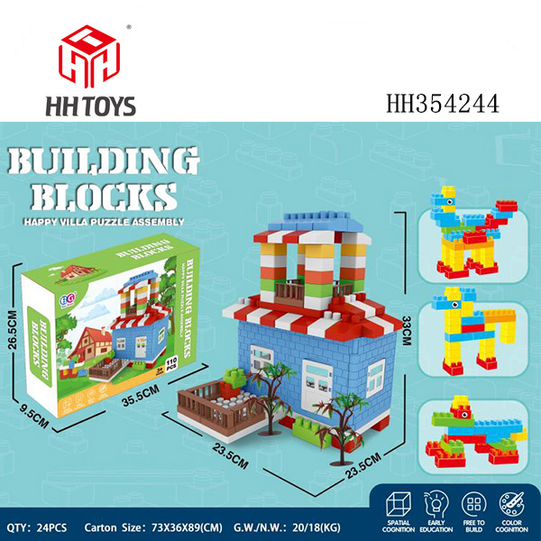 110 grain building block house