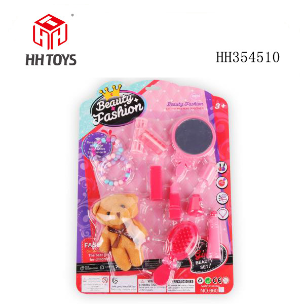梳妆饰品（带毛绒熊）