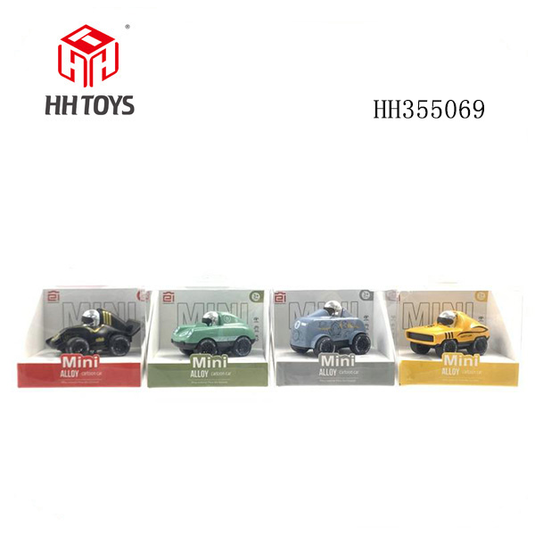 Cartoon press&go alloy car