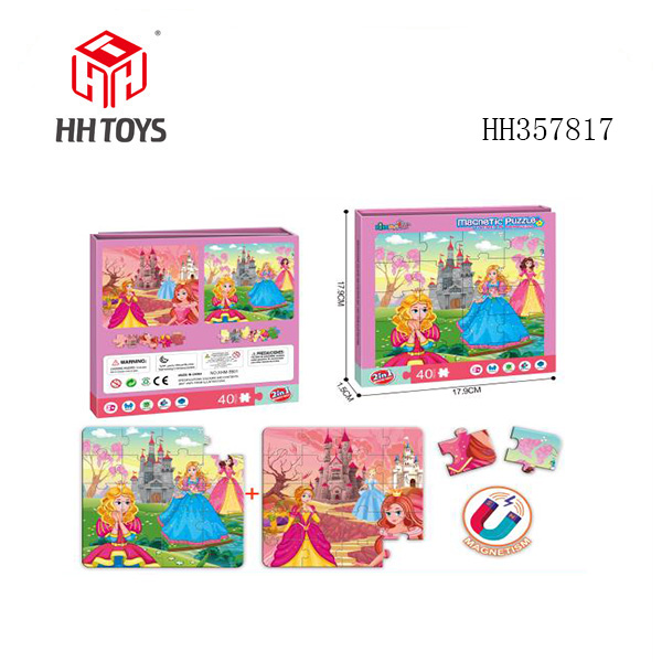 Puzzle of Puzzle Magnetic DIY
(Fairy tale Princess Theme)“
