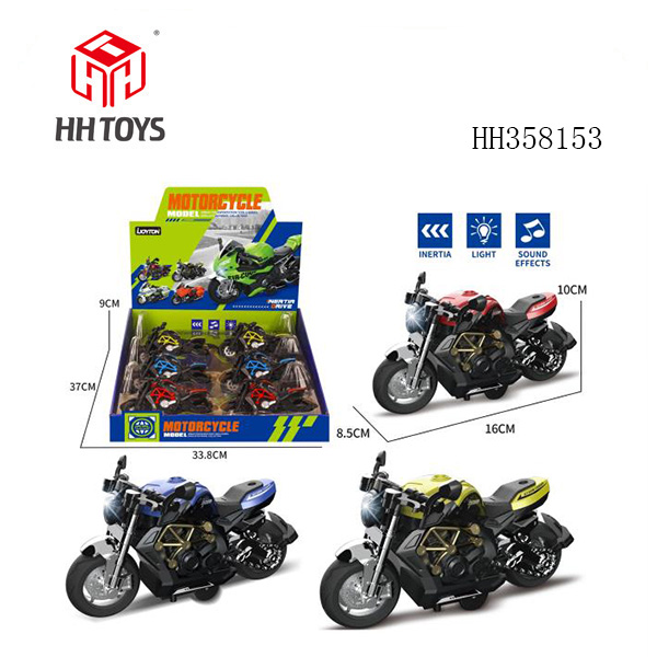 Inertia Augusta motorcycle with sound and light 6PCS