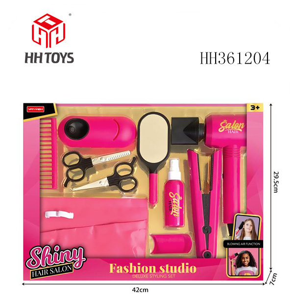 Hairdressing set with light and music,not incl.batt.