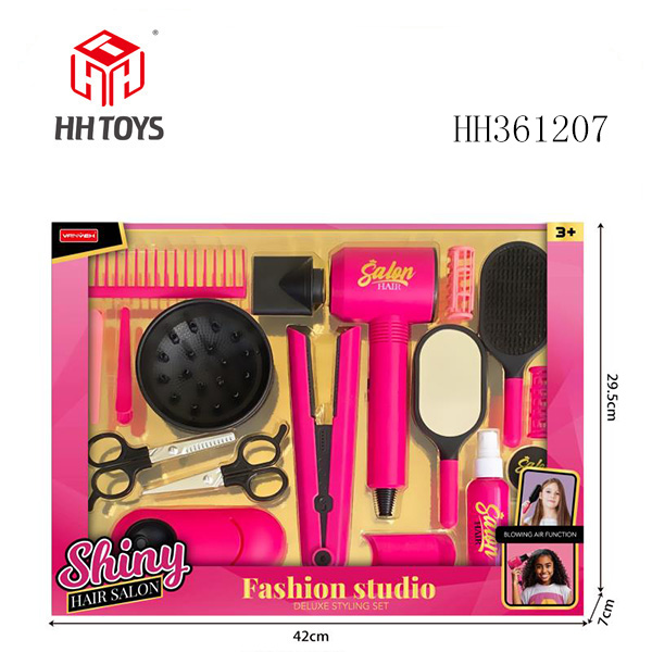 Hairdressing set with light and music,not incl,batt,