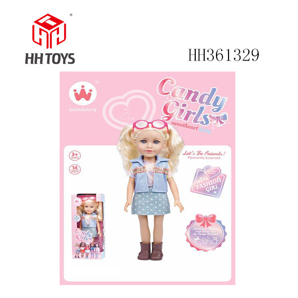 14寸青春少女装（搪胶）