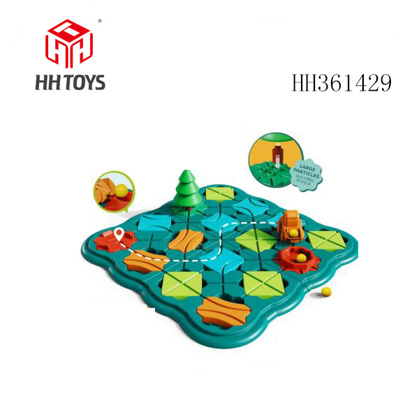 桌面游戏玩具-筑路闯关28pcs