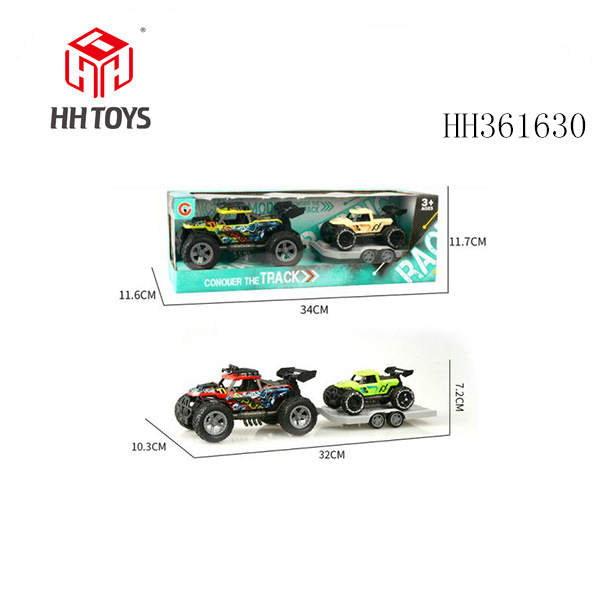 惯性双座骨架包注轮越野车拖载惯性车