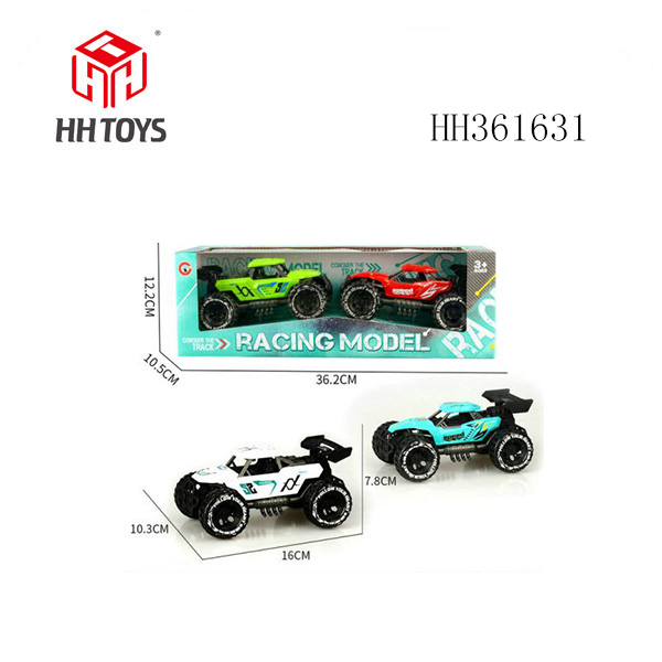 两只装惯性骨架越野车