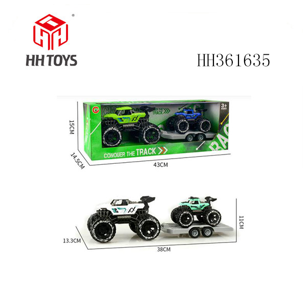 惯性双座骨架越野车拖载惯性车