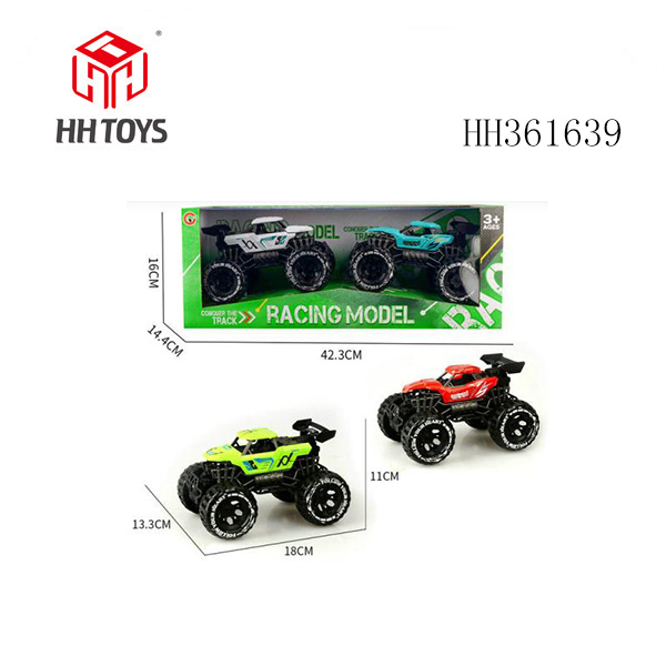 两只装惯性骨架越野车