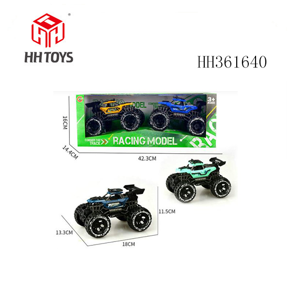 两只装惯性骨架越野车