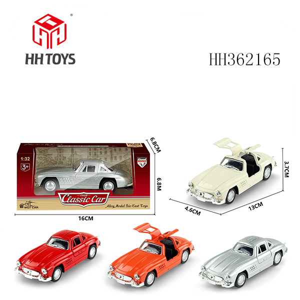 1:32合金回力仿真老爷车奔驰