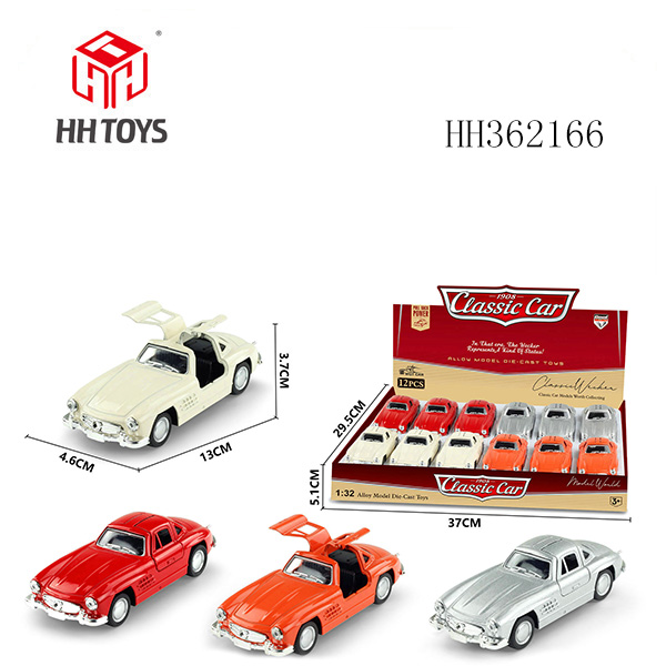 1:32合金回力仿真老爷车奔驰