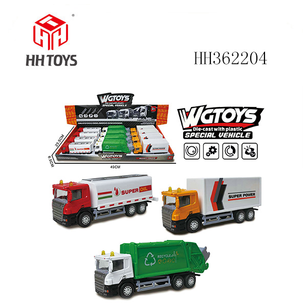 合金回力运输车 （展示盒12只）