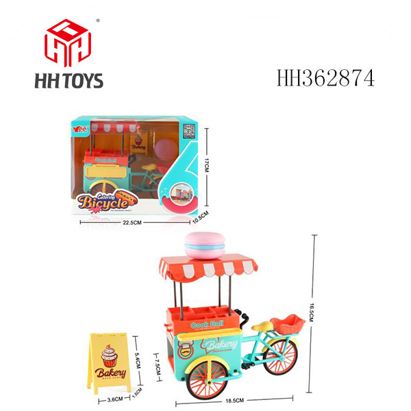 1：10合金快餐自行车（马卡龙）