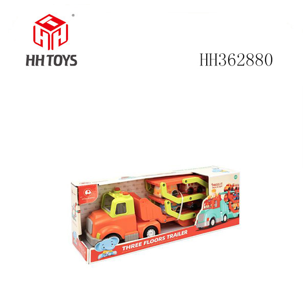 Plastic pointed mixer truck with music, lighting, and electric package