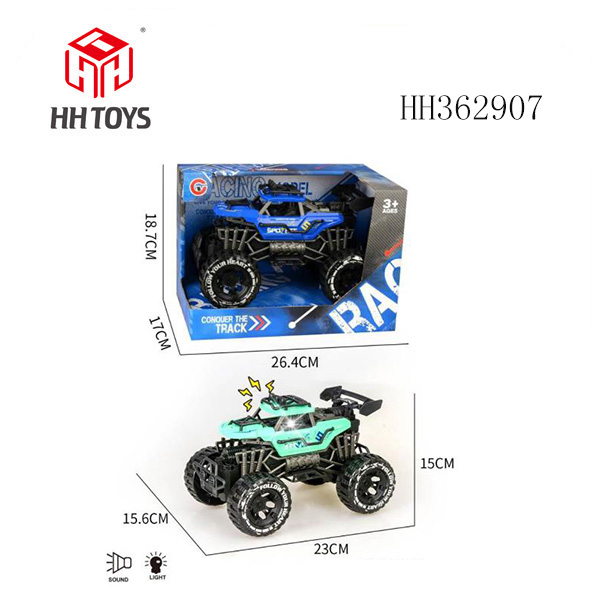 灯光声音惯性双座骨架越野车 惯性越野赛车仿真越野车模型
