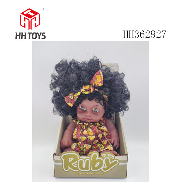 10寸全搪12声黑人娃娃
