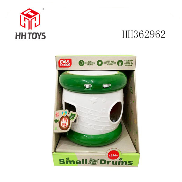 手拍鼓（3*AAA)配4粒积木粒