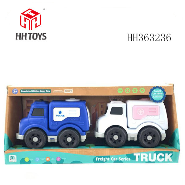 滑行警车/救护车      两只装