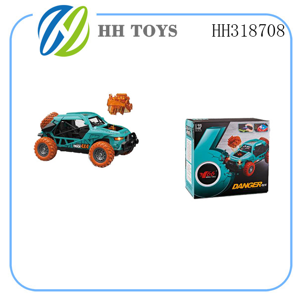 1: 36 Alloy  Pull back Off-road vehicle